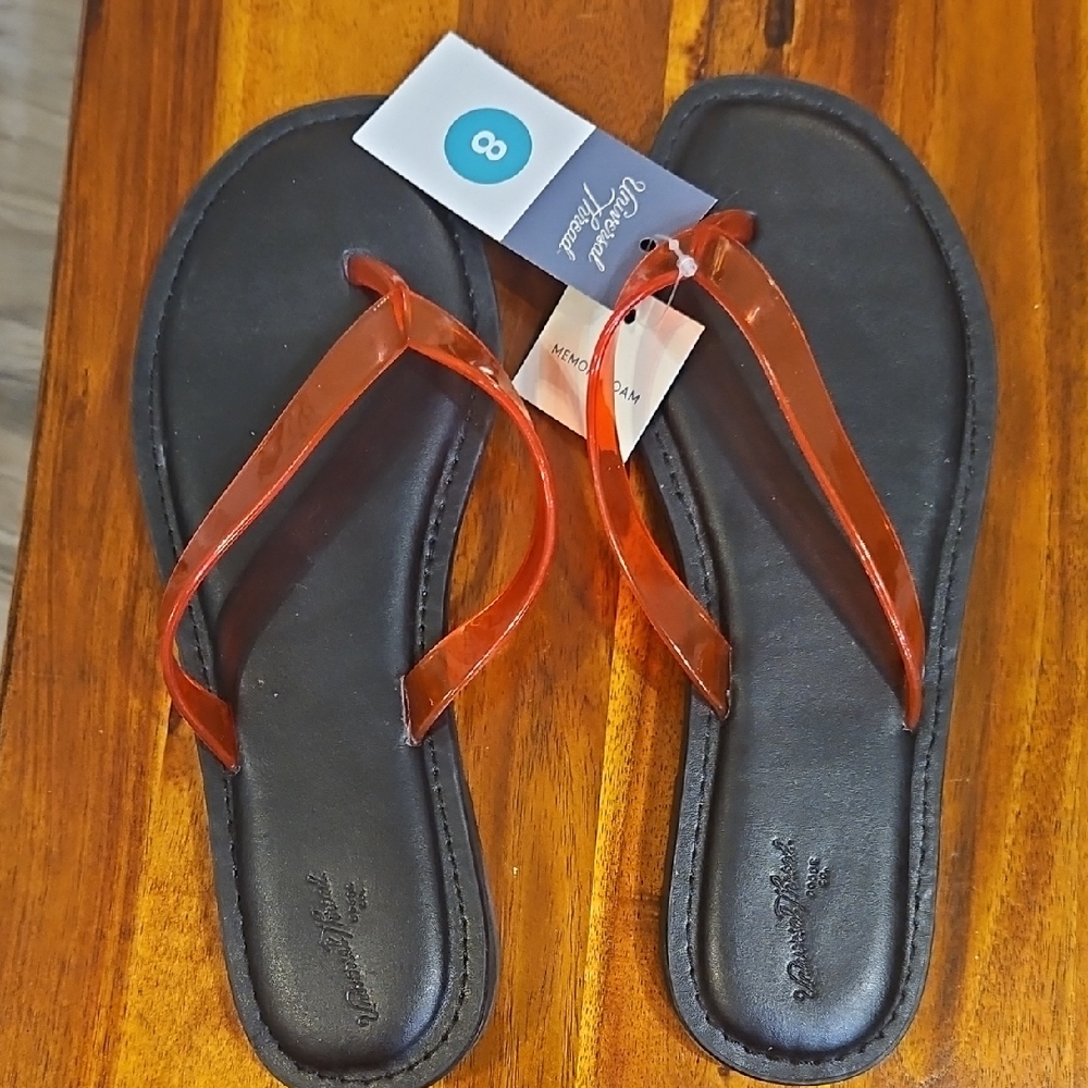 Mossimo Supply Co. Black and Res Sandals